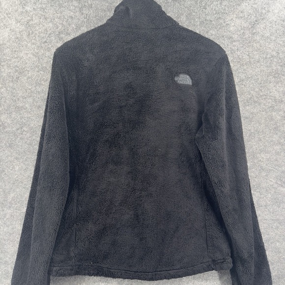 The North Face Osito Jacket Womens Medium Black Oso Soft Fleece Full Zipper Logo - Picture 12 of 13